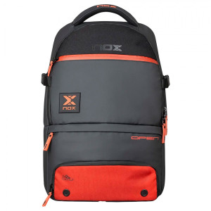 NOX LUXURY OPEN SERIES BLACK RED BACKPACK