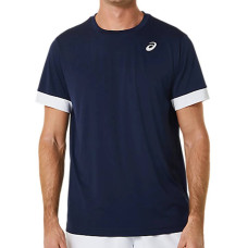 ASICS MEN COURT SS TOP - MIDNIGHT/BRILLIANT WHITE