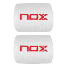 NOX WRISTBAND BLISTER WITH 2UD WHITE IN RED LOGO
