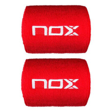 NOX WRISTBAND BLISTER WITH 2UD RED IN WHITE LOGO