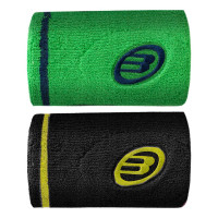 BULLPADEL L WRISTBANDS BPMU221- 074/005 GREEN/BLACK BULLPADEL L WRISTBANDS BPMU221- 074/005 GREEN/BLACK